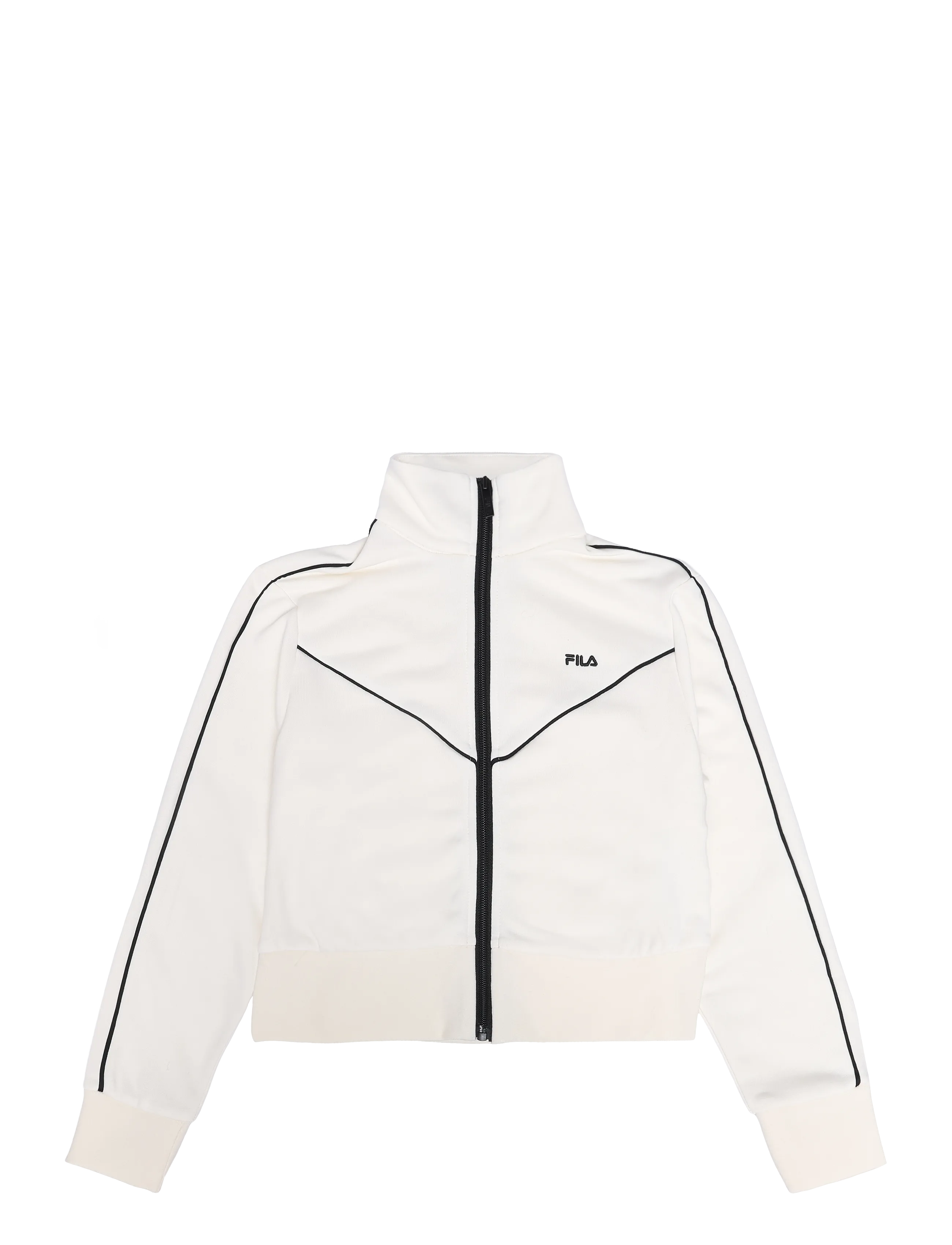 FILA NOVALE regular cropped piping track jacket - Lette jakker - EGRET / cream