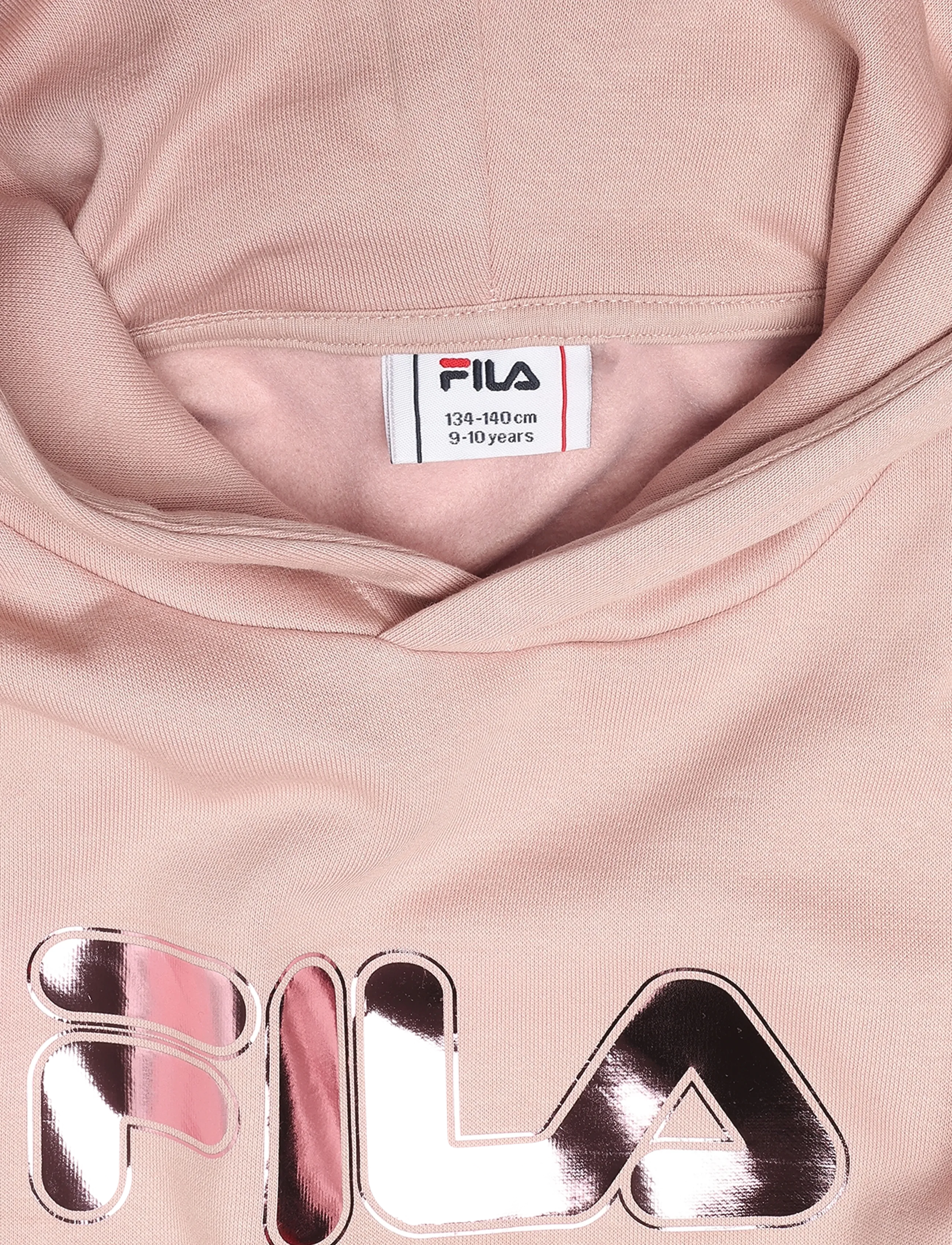 FILA - CALICE regular graphic hoodie - pale mauve - 2