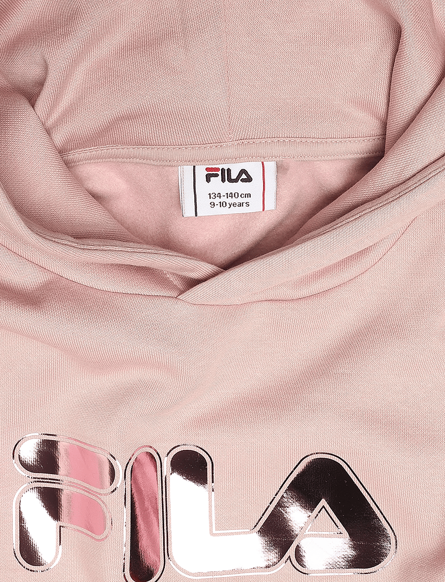 FILA - CALICE regular graphic hoodie - pale mauve - 2