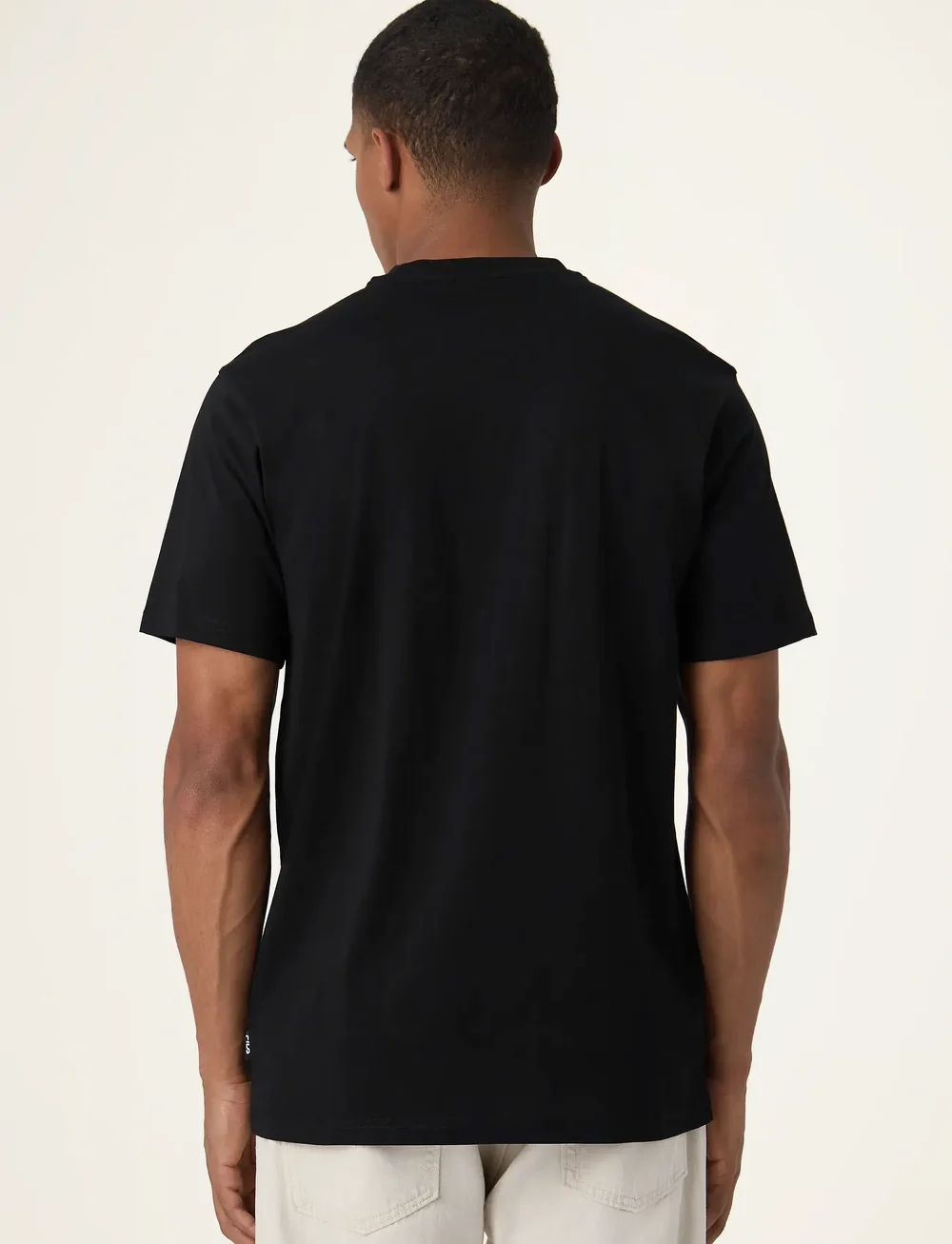 FILA - VALSERA regular logo t-shirt - oberteile & t-shirts - black - 5