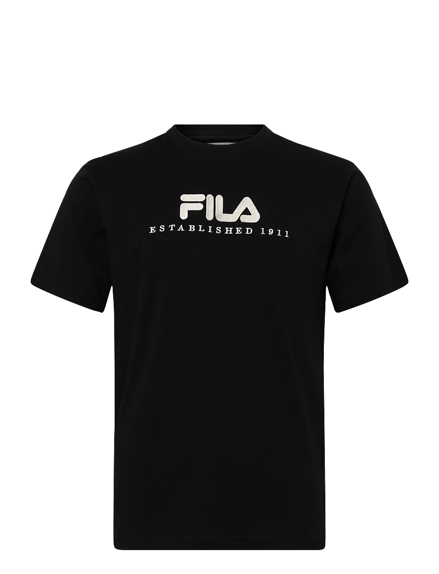 FILA - VALSERA regular logo t-shirt - oberteile & t-shirts - black-egret - 0