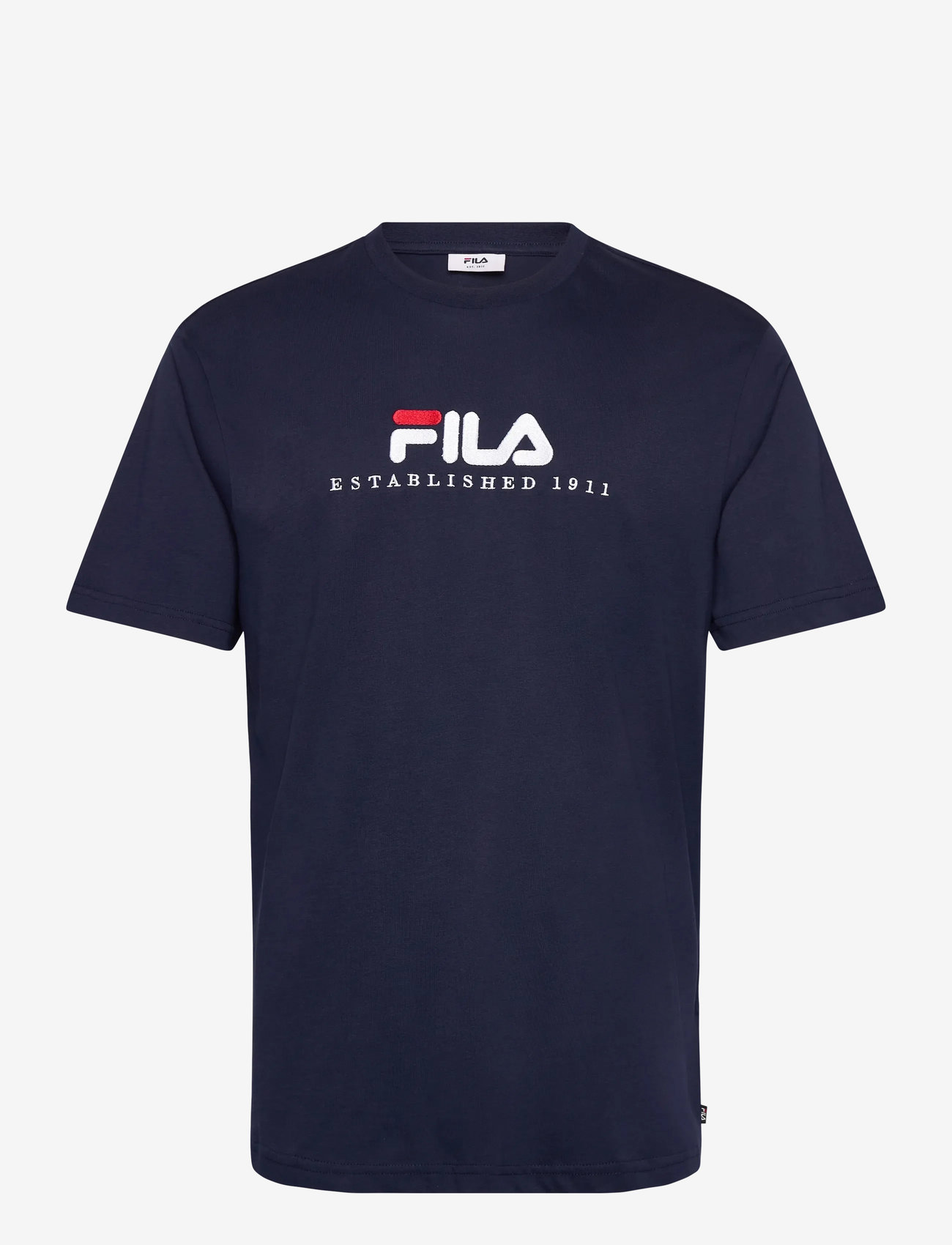 FILA - VALSERA regular logo t-shirt - t-shirts - black iris - 1