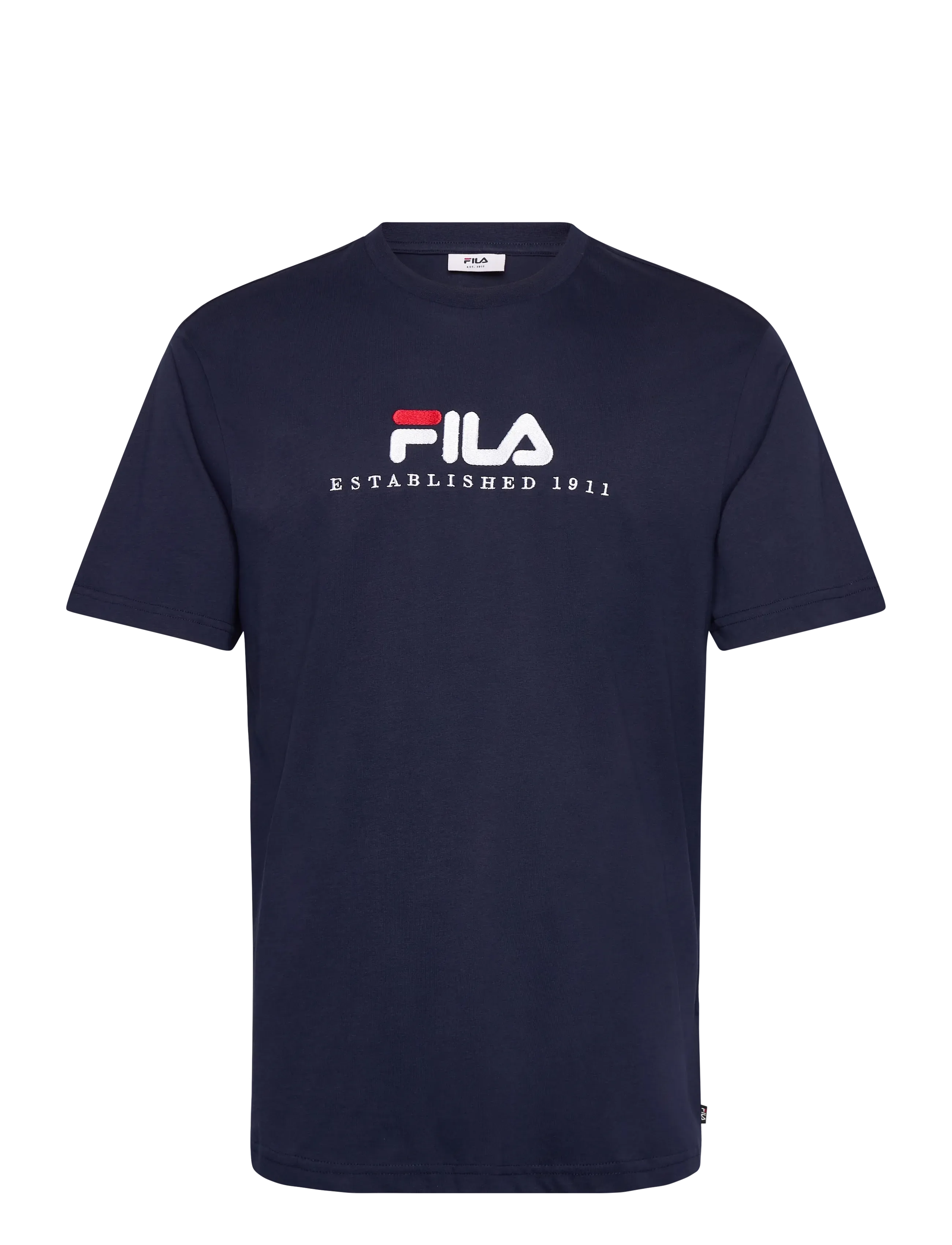 FILA VALSERA regular logo t-shirt - T-Shirts - BLACK IRIS / navy