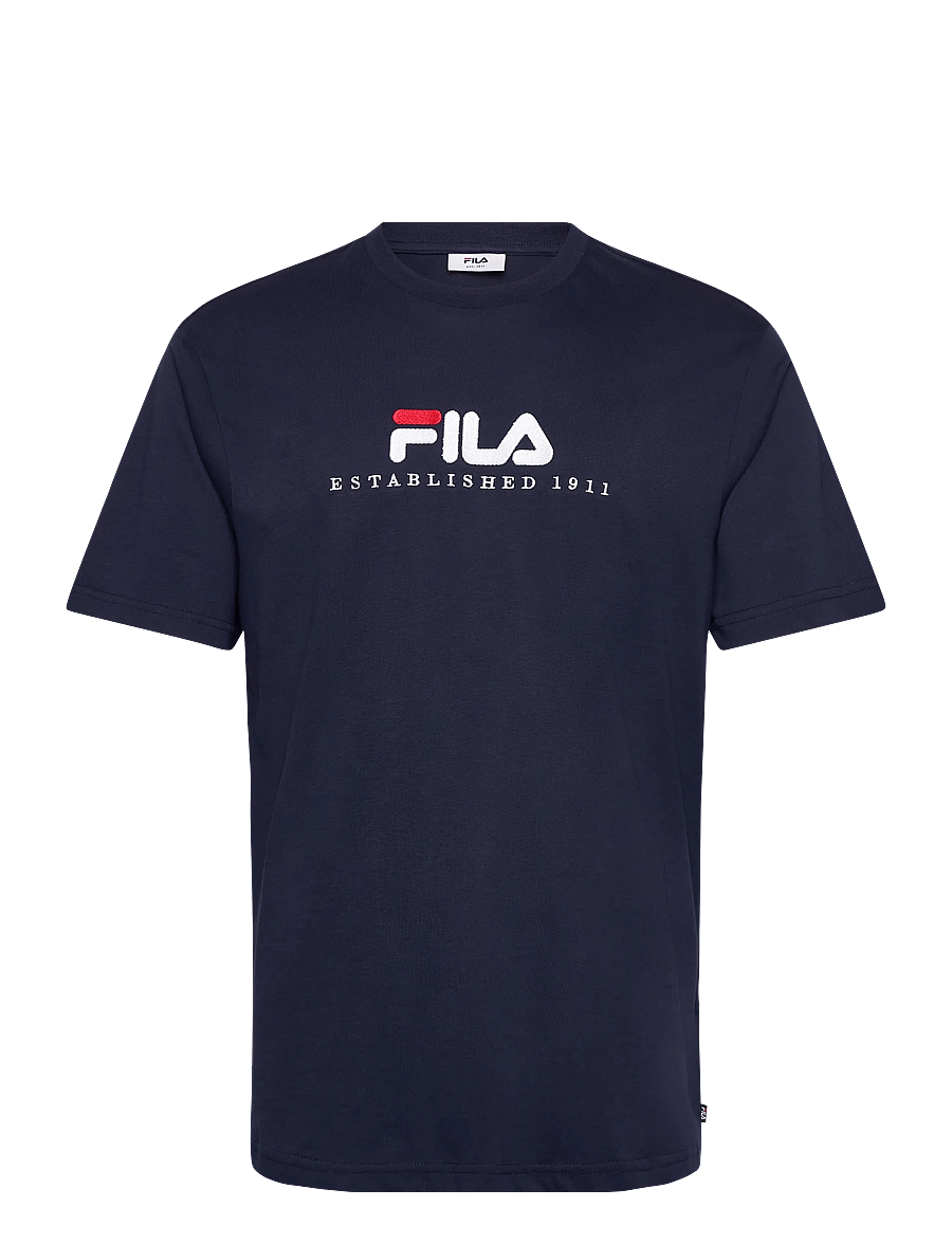 FILA - VALSERA regular logo t-shirt - t-shirts - black iris - 1
