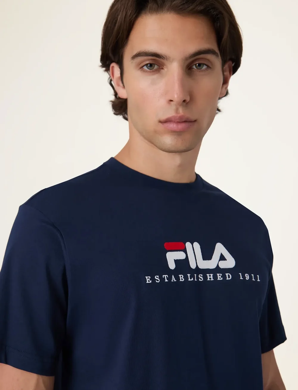 FILA - VALSERA regular logo t-shirt - t-shirts - black iris - 4