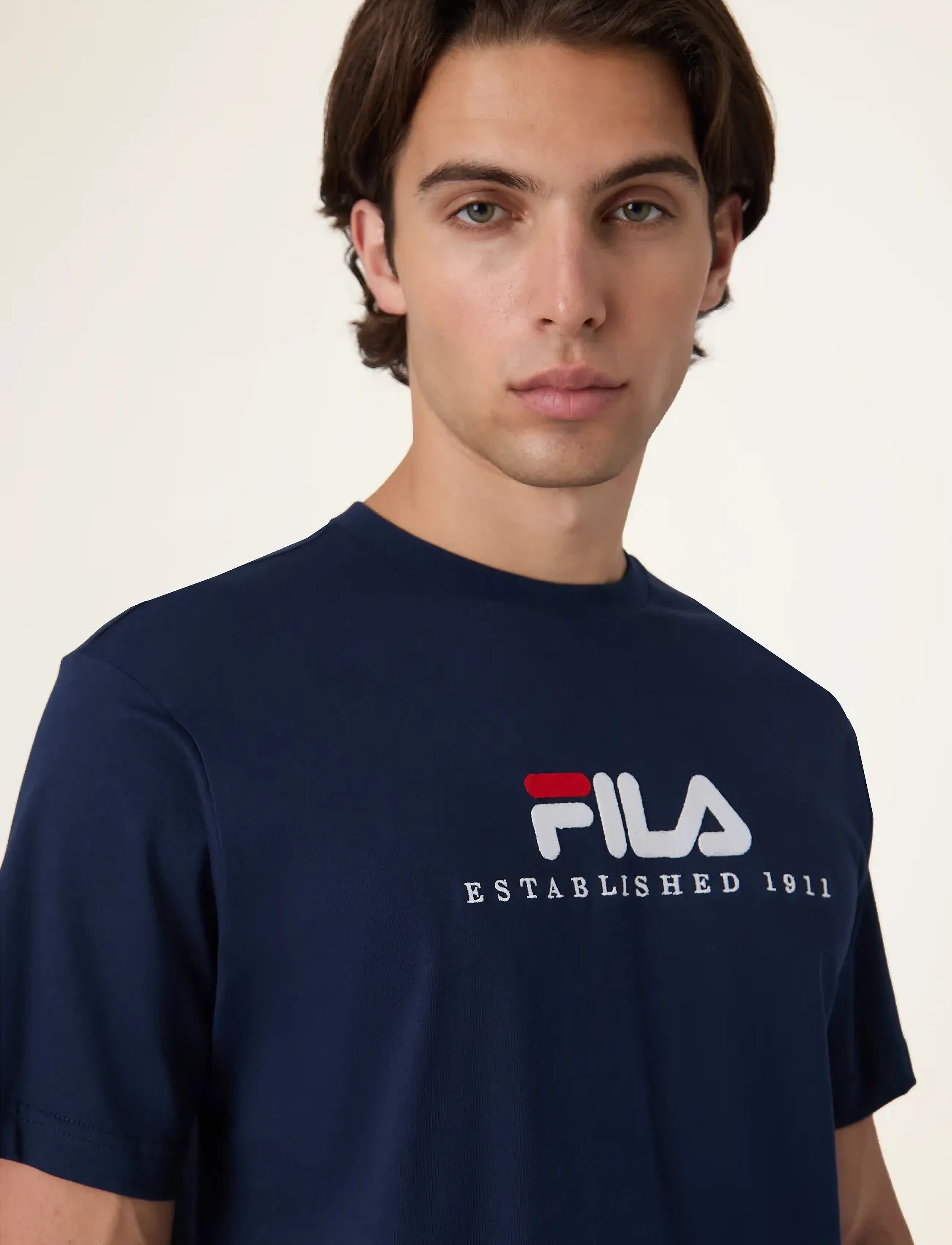 FILA - VALSERA regular logo t-shirt - tops & t-shirts - black iris - 4