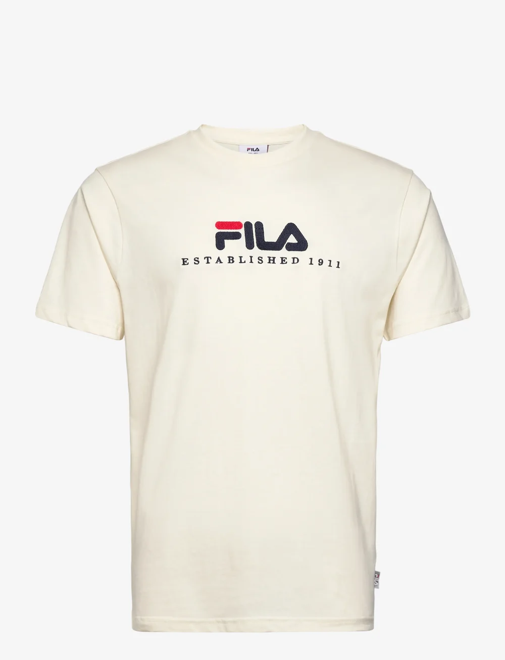 FILA - VALSERA regular logo t-shirt - tops & t-shirts - egret - 1