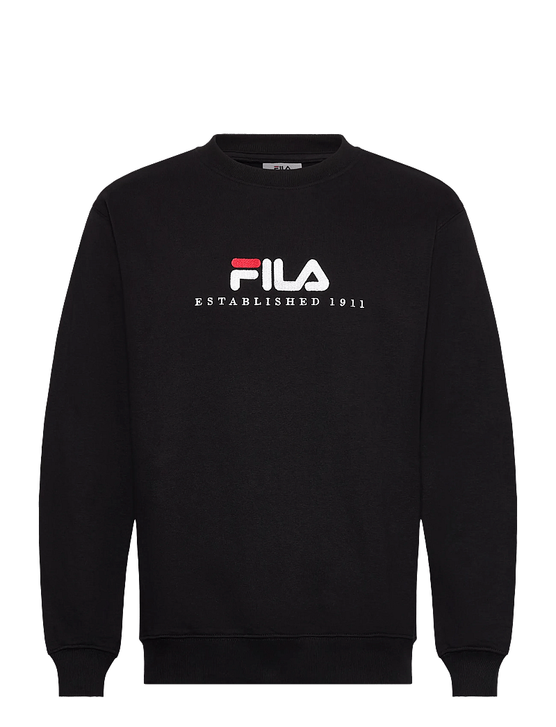 FILA - VALSERA regular logo sweatshirt - alussärgid - black - 1