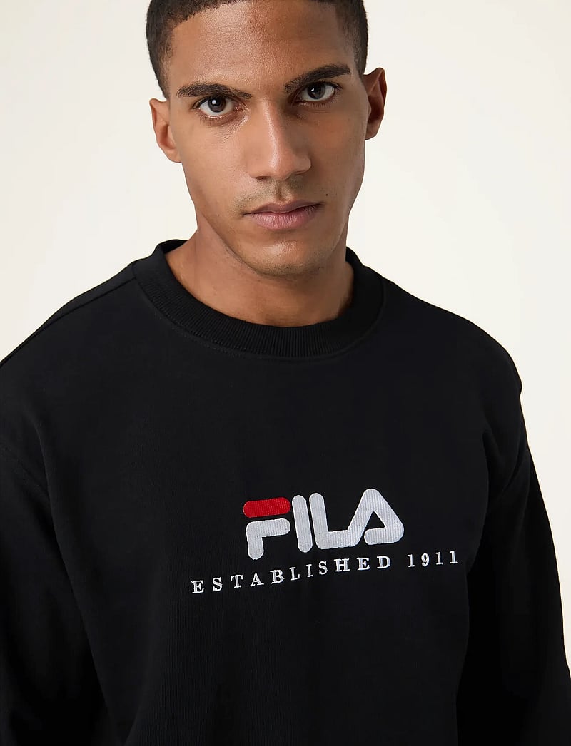 FILA - VALSERA regular logo sweatshirt - alussärgid - black - 4