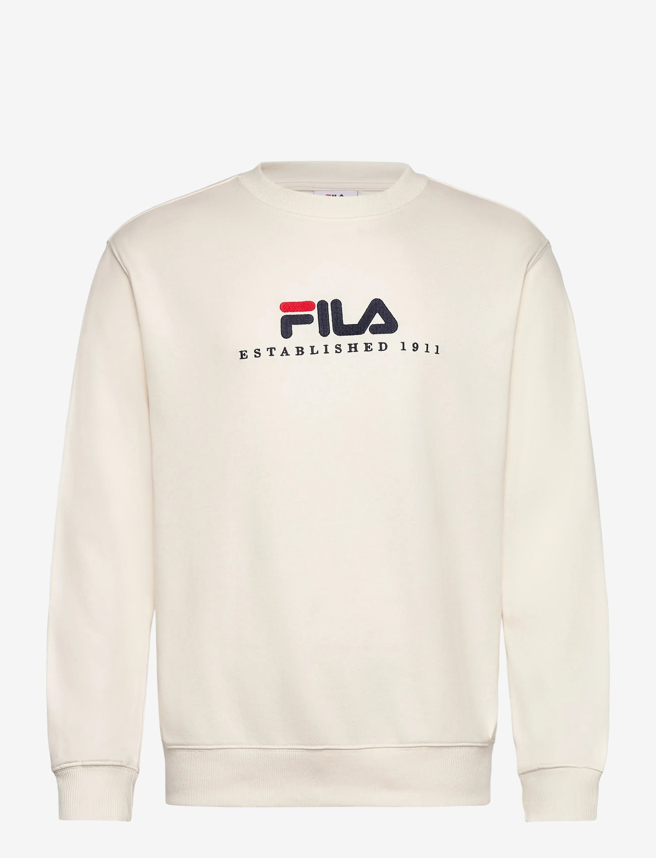 FILA - VALSERA regular logo sweatshirt - Överdelar - egret - 1