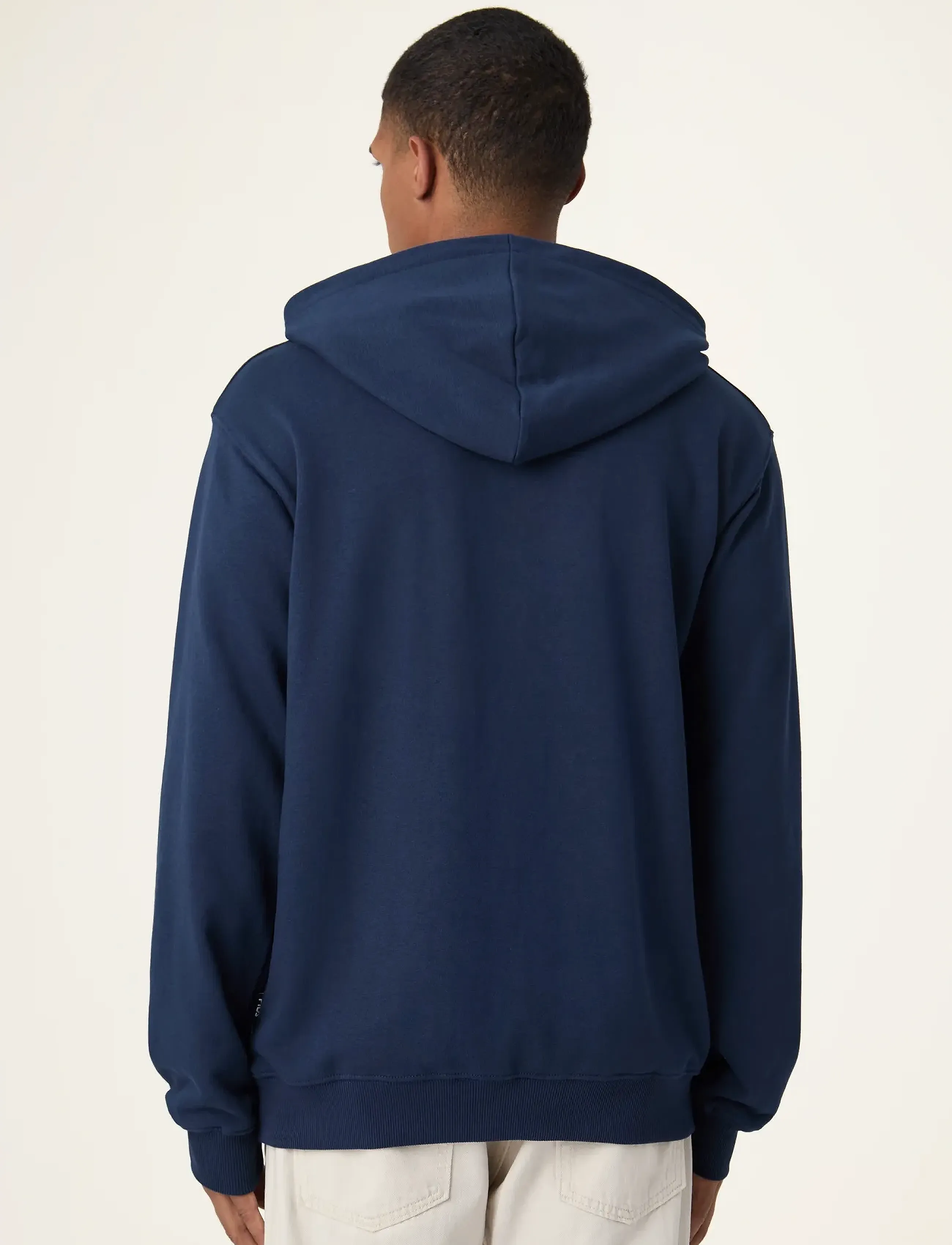 FILA - VALSERA regular logo hoodie - kapuutsiga dressipluusid - black iris - 3