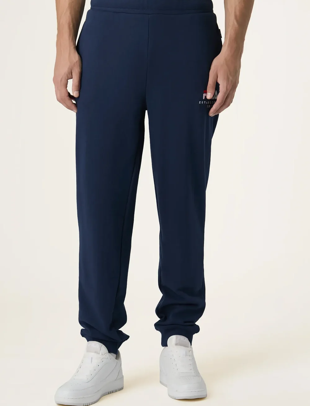 FILA - VALSERA regular  logo sweatpants - sweatpants - black iris - 0