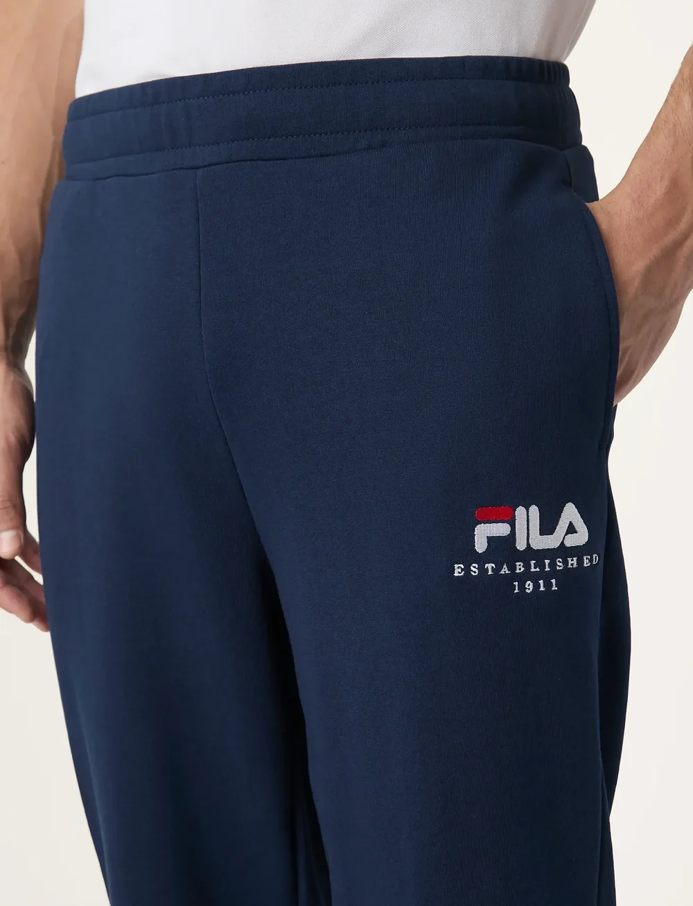 FILA - VALSERA regular  logo sweatpants - sweatpants - black iris - 5