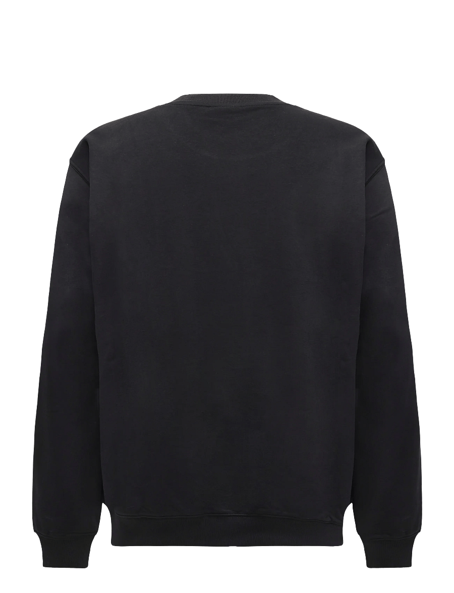 FILA - VALSERA regular brushed sweatshirt - oberteile - black-egret - 1