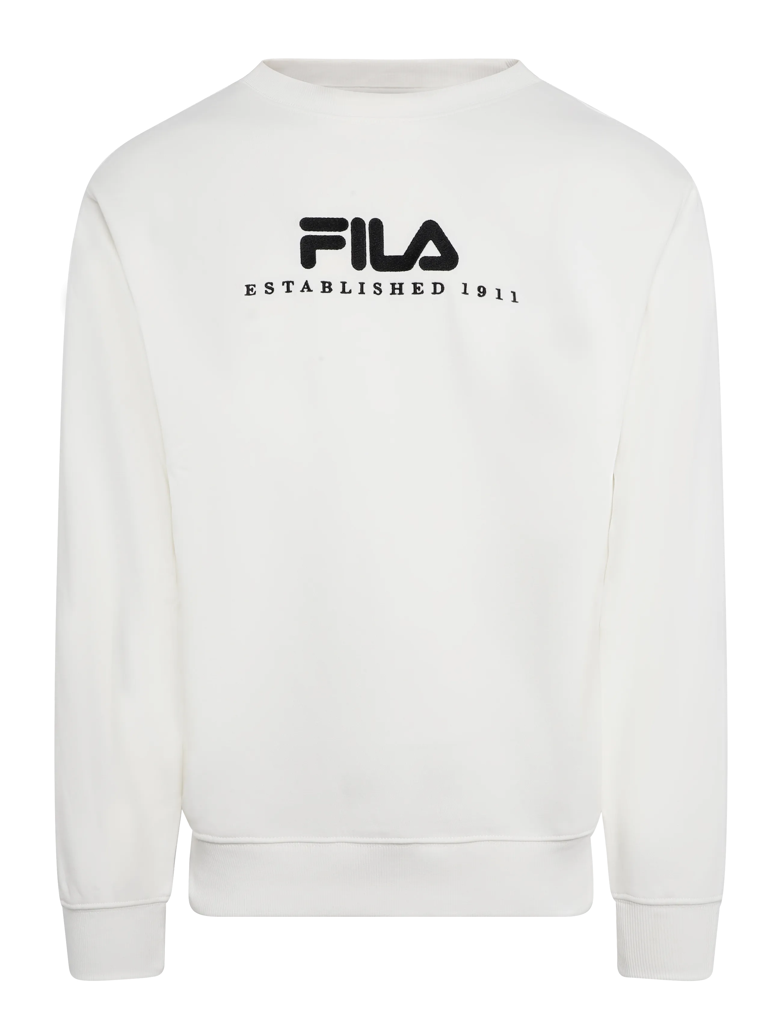 FILA VALSERA regular brushed sweatshirt - Sportmode - EGRET-BLACK / cream