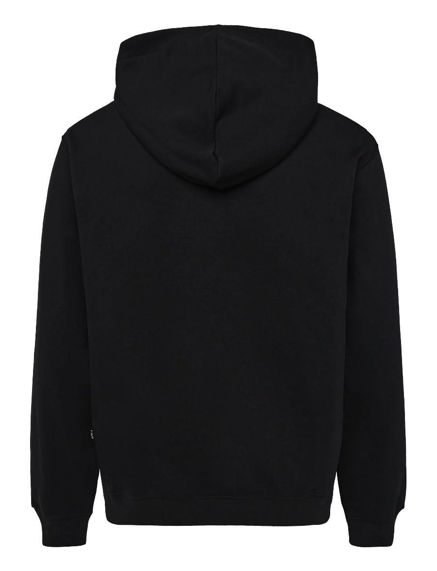FILA - VALSERA regular brushed hoodie - sweatshirts - black-egret - 1