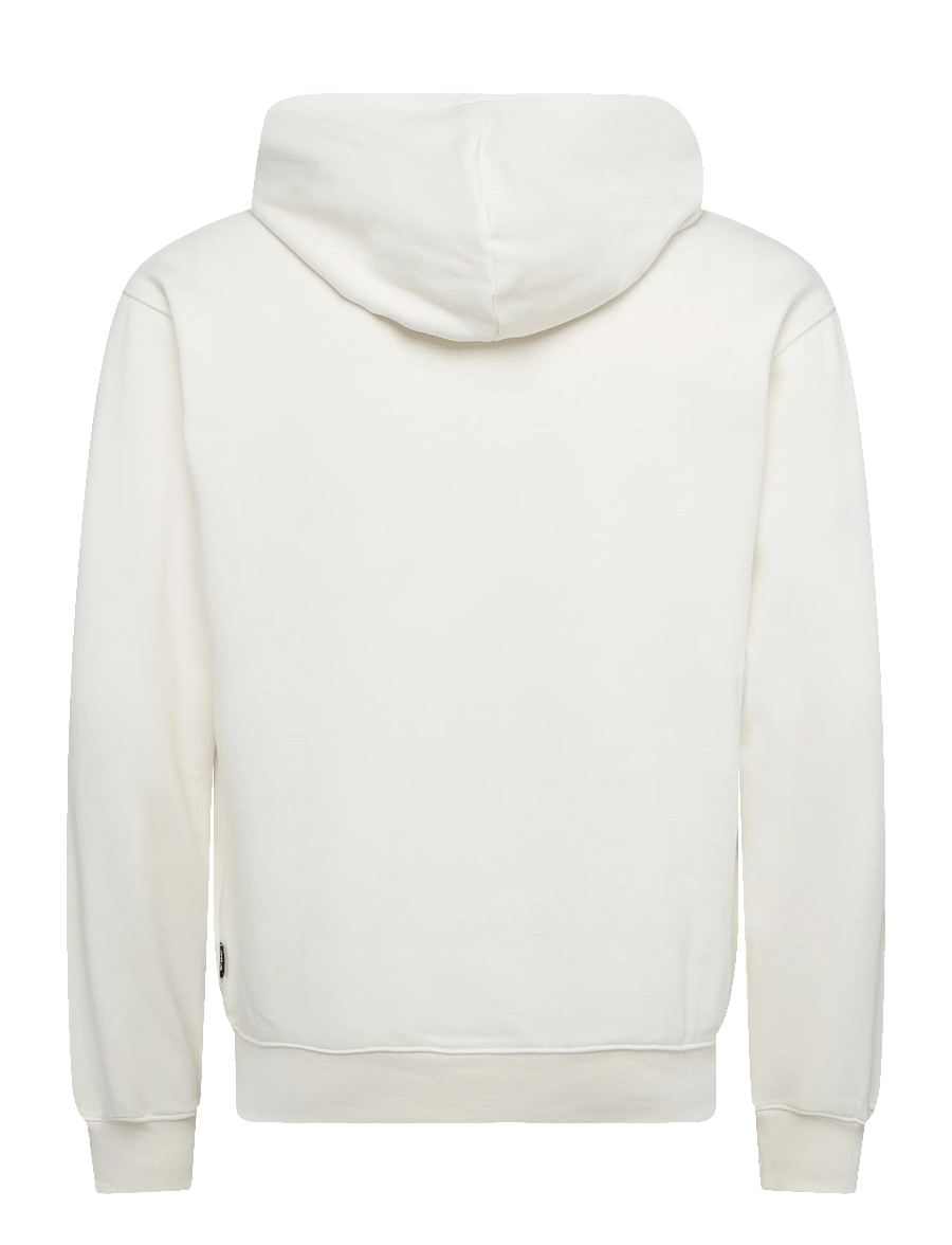 FILA - VALSERA regular brushed hoodie - sweatshirts - egret-black - 1