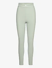 FILA - CERVIA high waist leggings - bėgimo ir sportinės tamprės - iceberg green - 0