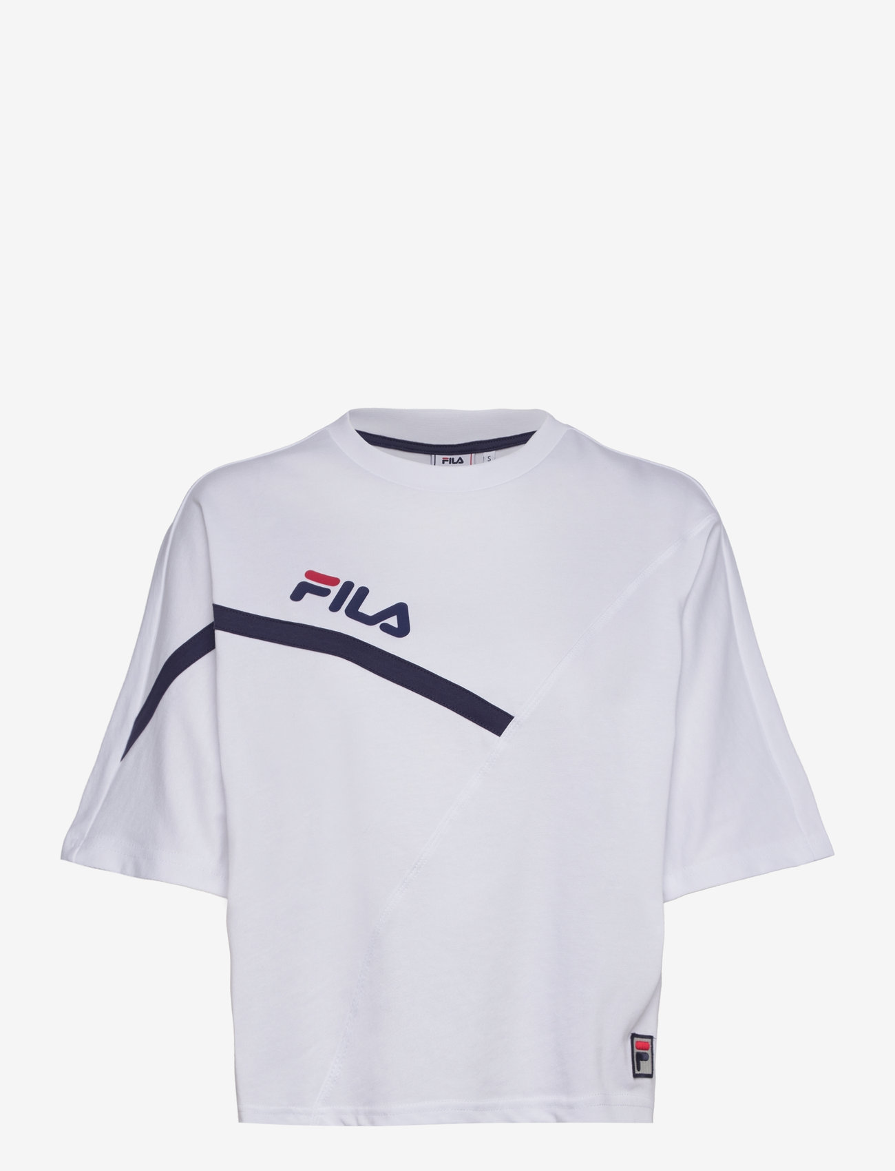 FILA - ZUG cropped wide tee - bright white - 0