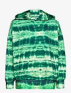 CLES oversized hoody AOP - GREEN BATIC AOP