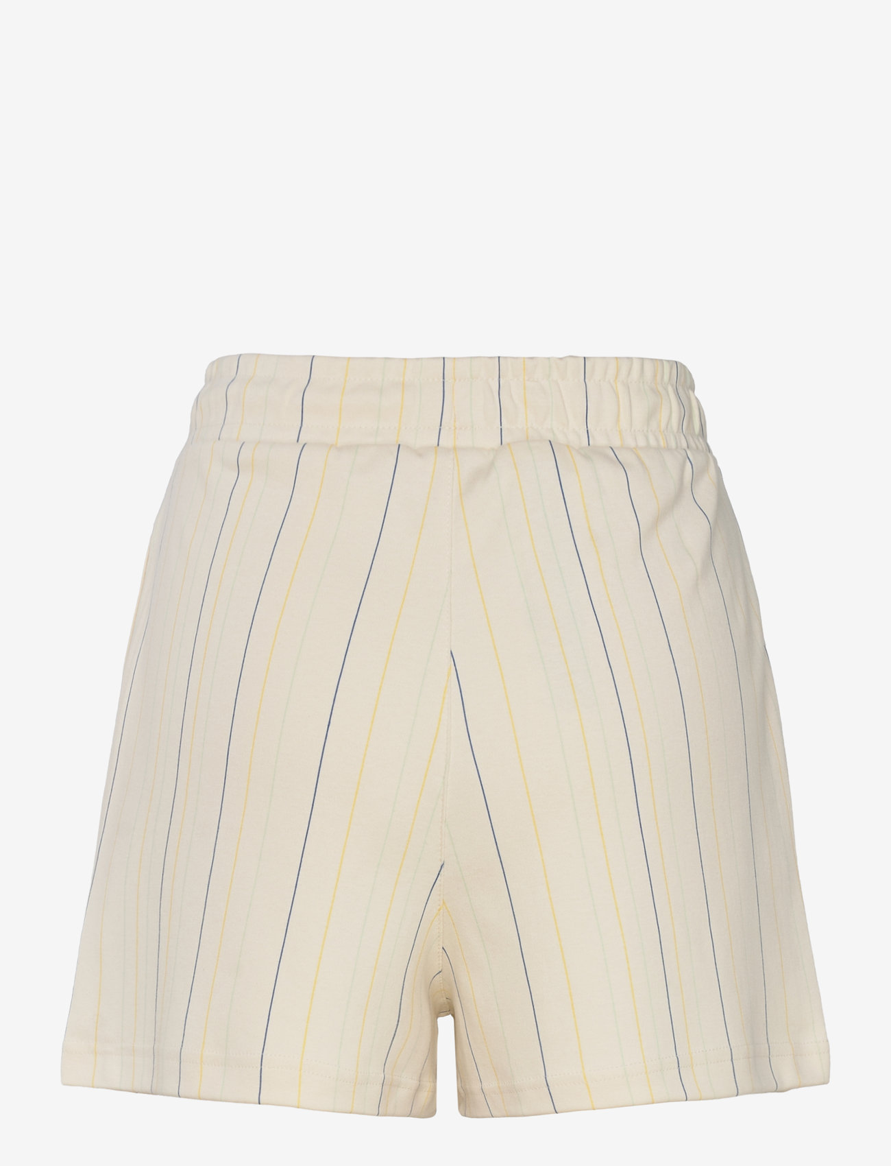 FILA - TEBRA high waist shorts - shorts décontractés - antique white/multicolor irregular striped - 1