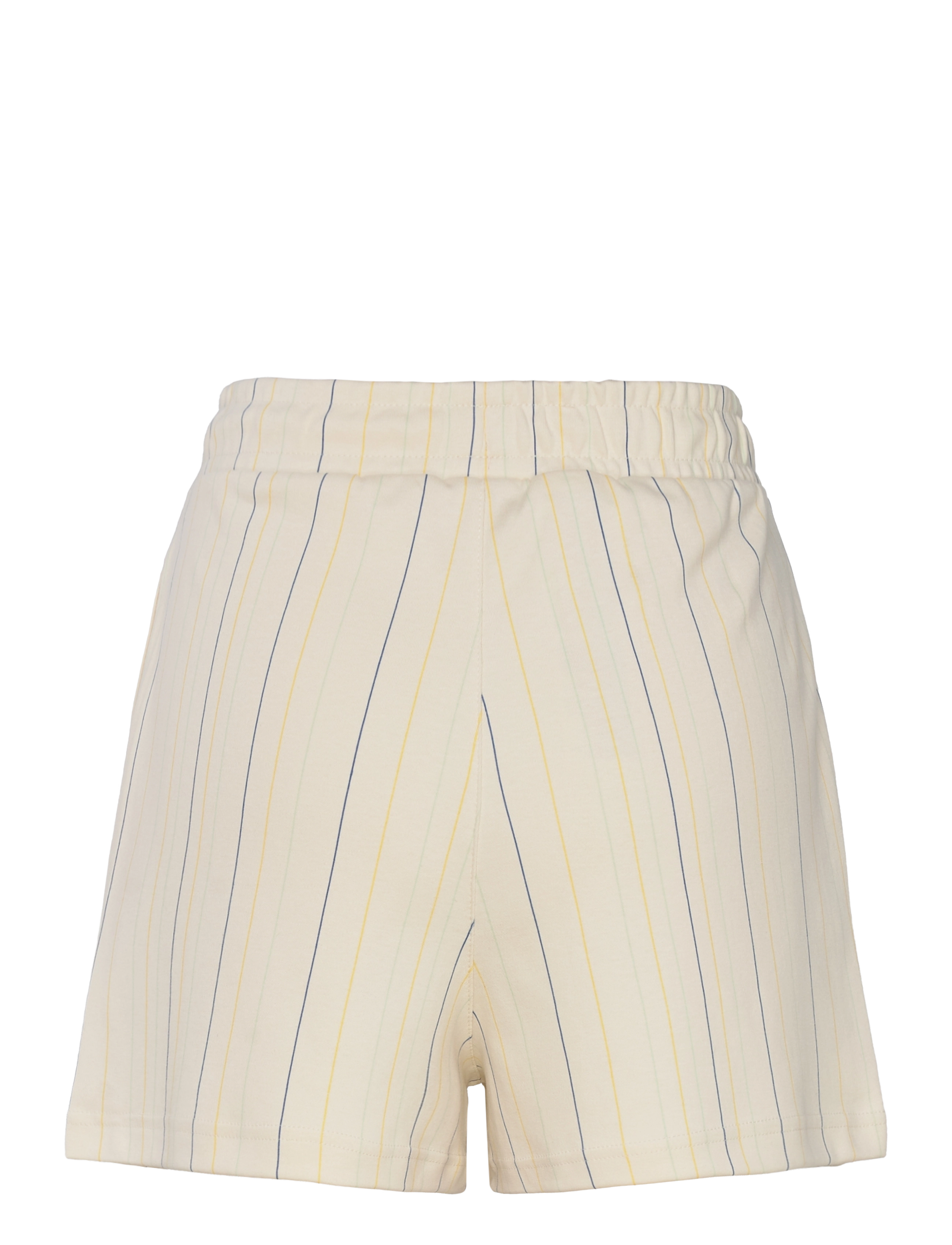 FILA - TEBRA high waist shorts - sweatshorts - antique white/multicolor irregular striped - 1