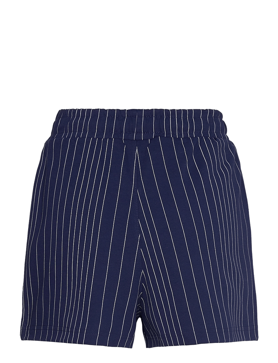 FILA - TEBRA high waist shorts - jogging stuttbuxur - medieval blue/antique white irregular striped - 1