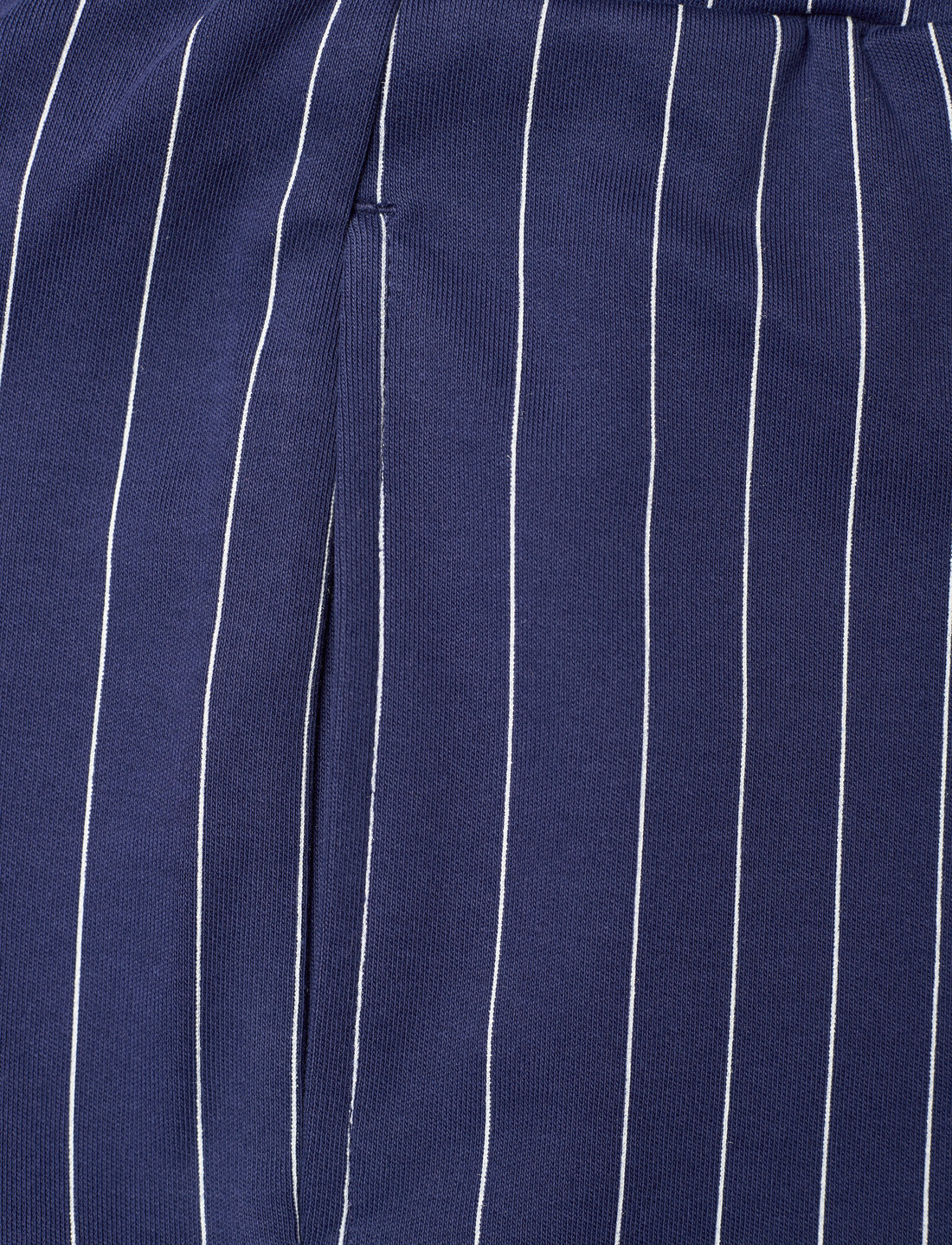 FILA - TEBRA high waist shorts - afslappede shorts - medieval blue/antique white irregular striped - 2