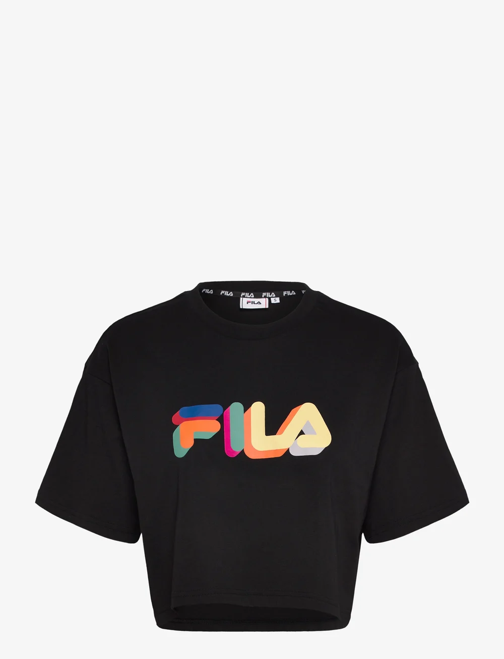 Black fila t shirt shop
