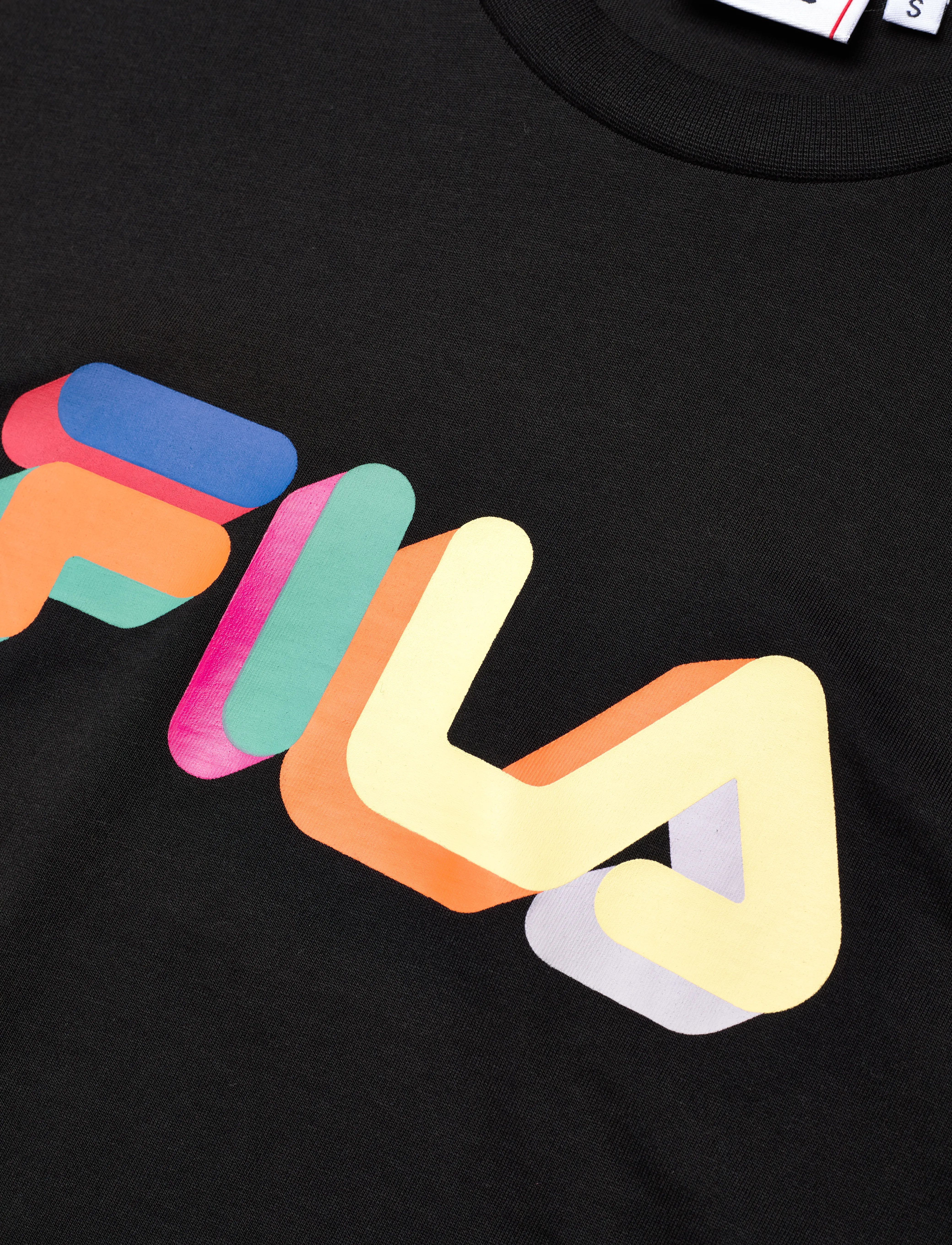 FILA - BEUNA cropped graphic tee - black - 2