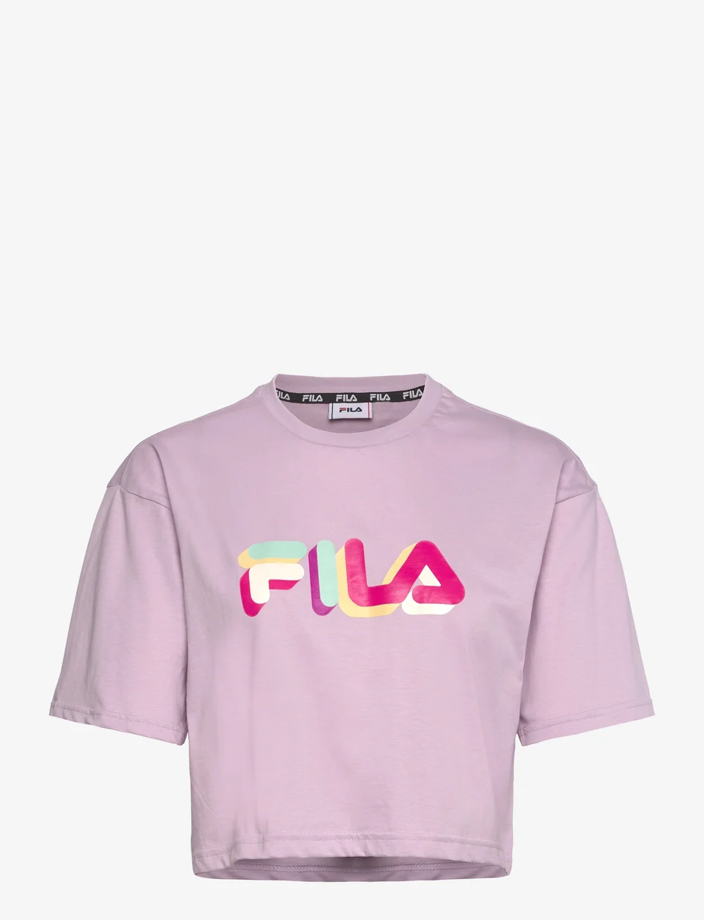 FILA Beuna Cropped Graphic Tee t shirts shop at Booztlet