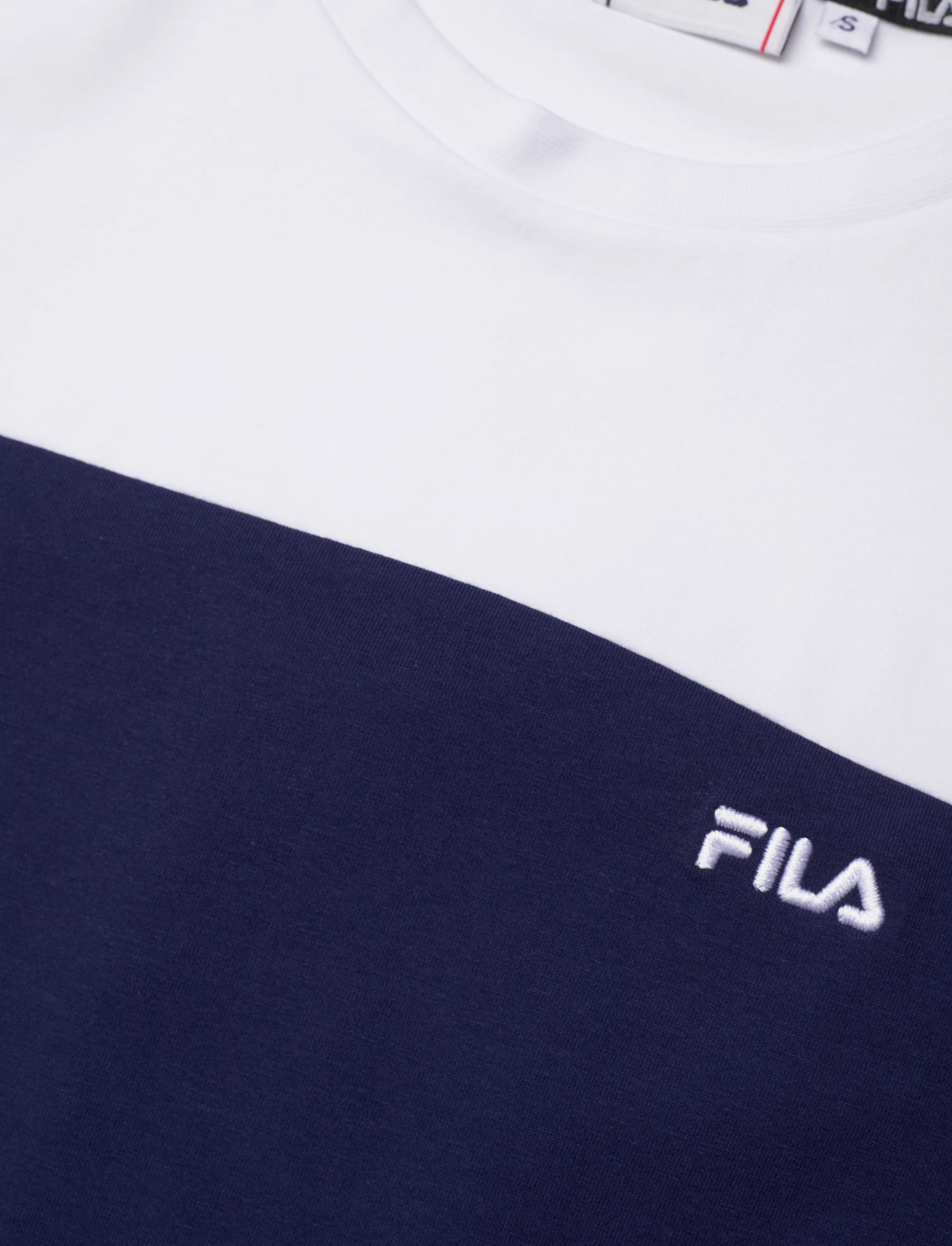 FILA - BARDOLINO tee - medieval blue-bright white - 2