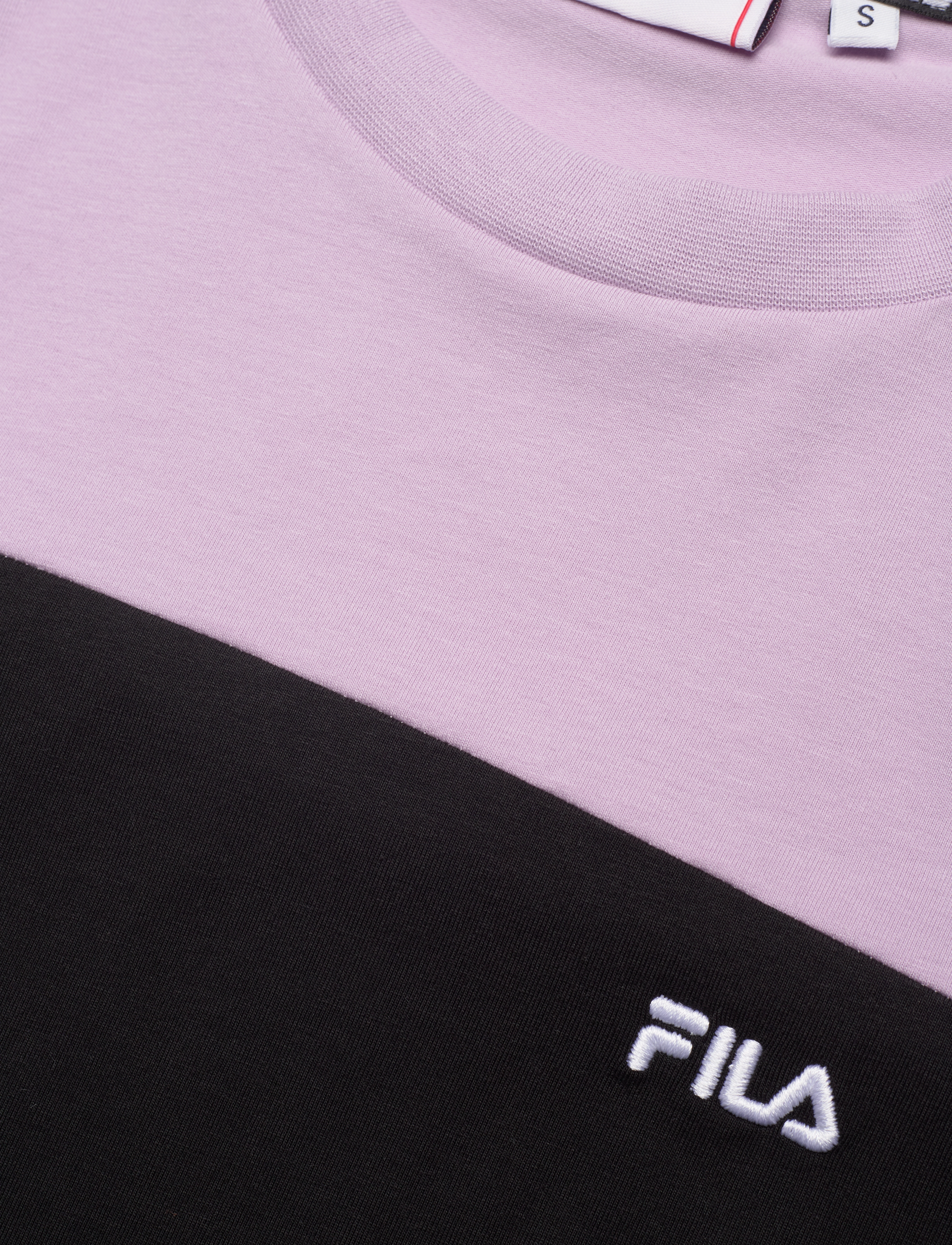 FILA - BARDOLINO tee - black-fair orchid - 2