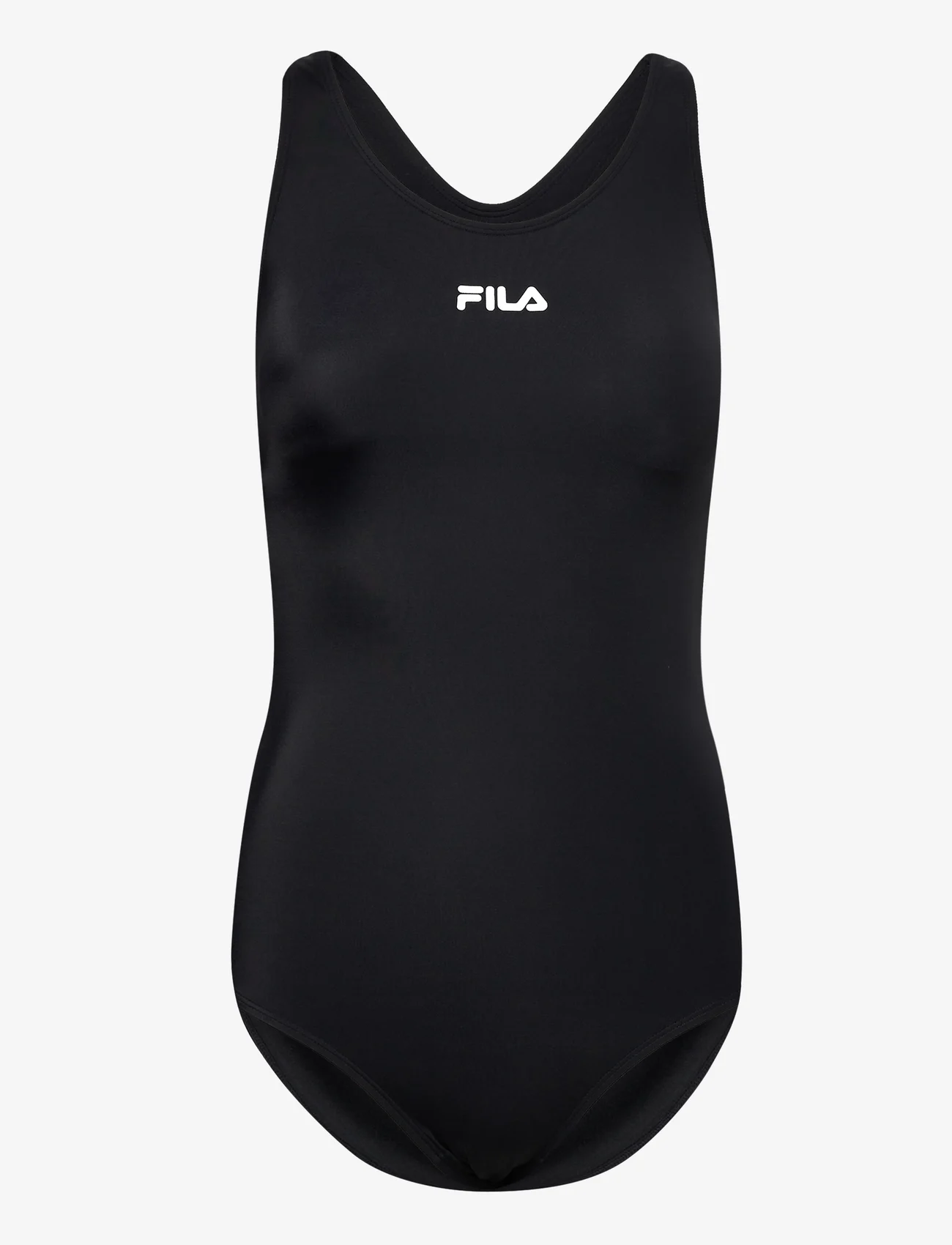 FILA - SAKI racer back swimsuit - uimapuvut - black - 0