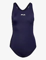 FILA - SAKI racer back swimsuit - uimapuvut - medieval blue - 0