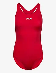 FILA - SAKI racer back swimsuit - baddräkter - true red - 0