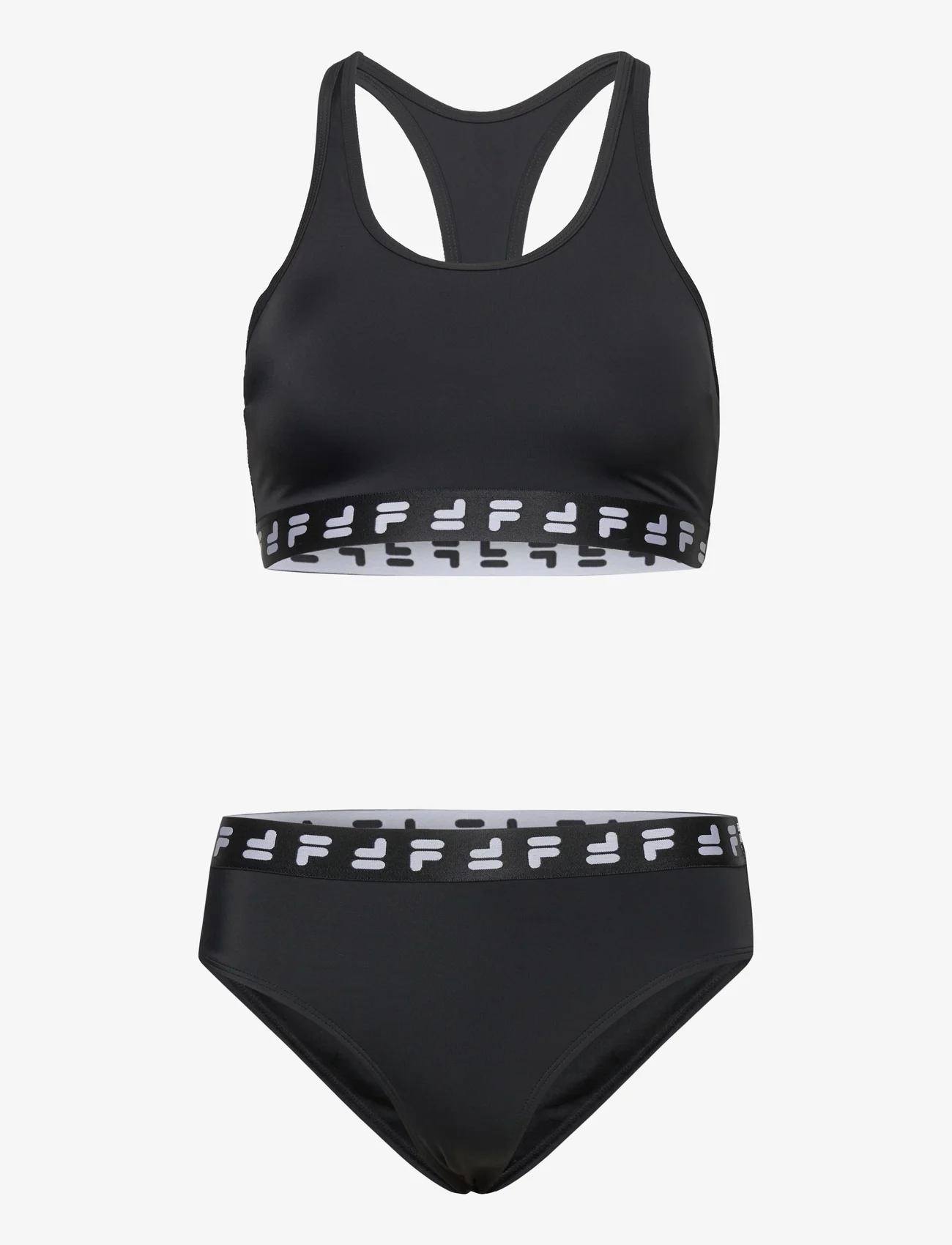 FILA - SALINAS racer back bikini - bikinio komplektai - black - 0