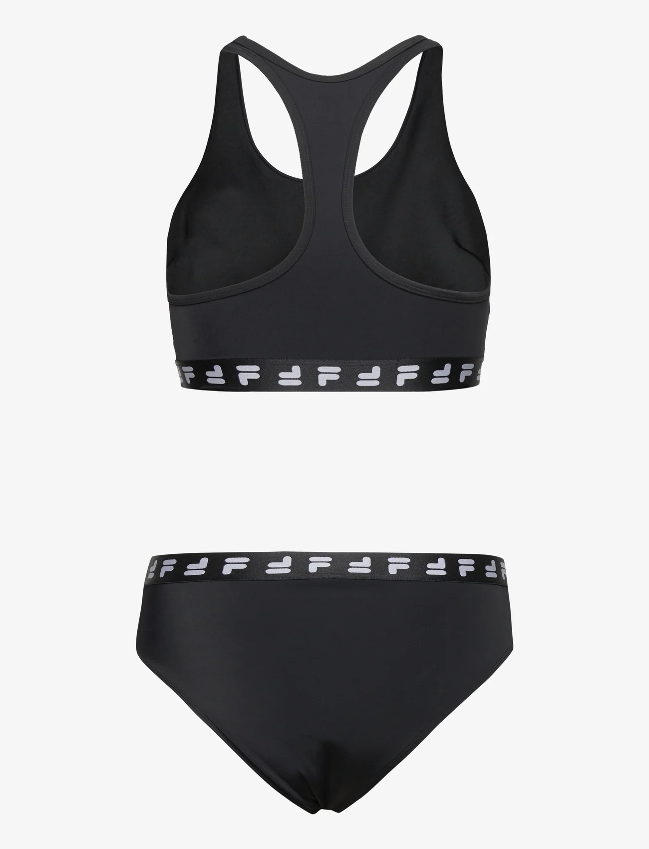 FILA - SALINAS racer back bikini - bikinio komplektai - black - 1
