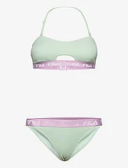 FILA - SANMING bandeau bikini - bikini sets - silt green - 1