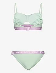 FILA - SANMING bandeau bikini - bikini sets - silt green - 2