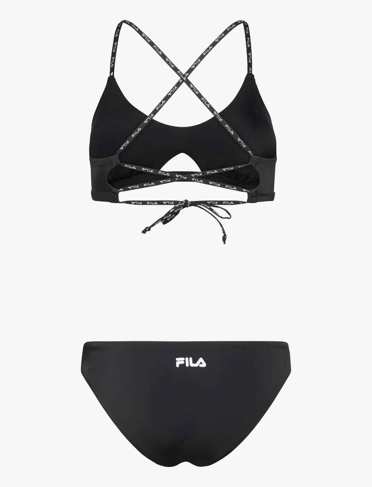 FILA - SARCONI cutout bralette bikini - bikini sæt - black - 1