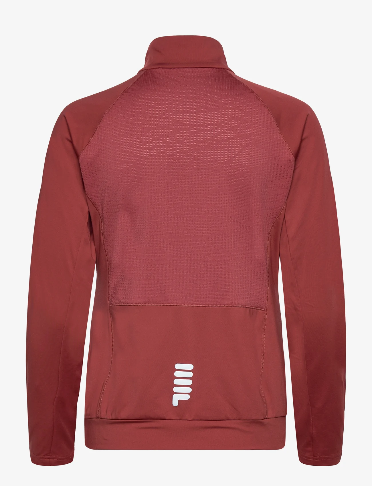 FILA - ROGIL running zip shirt - sweatshirts - marsala - 1