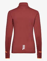 FILA - RANDE half zip running shirt - longsleeved tops - marsala - 1