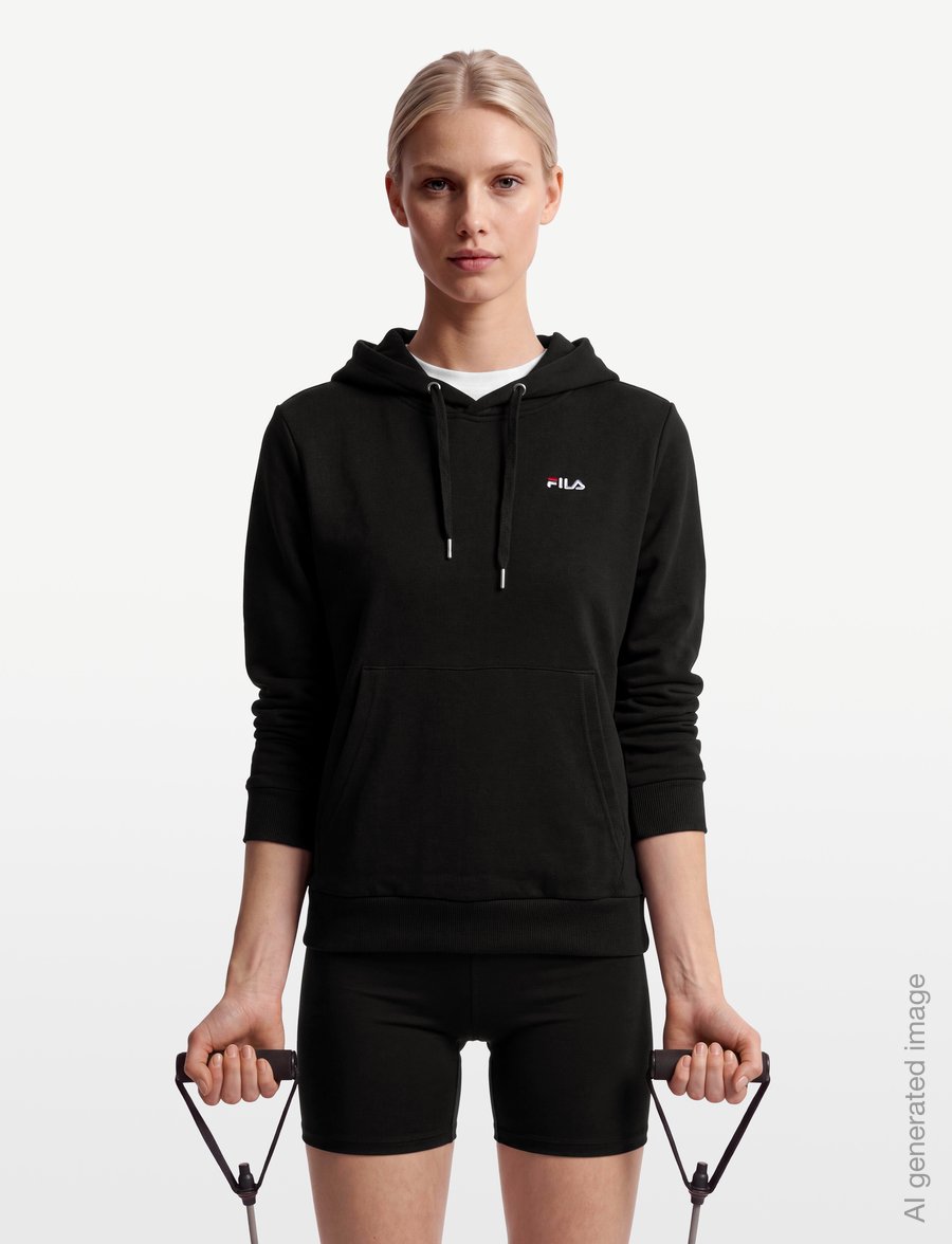 FILA - LIERNA hoodie - sweatshirts - black - 3