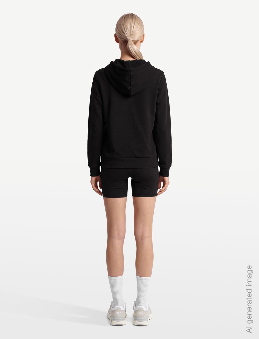 FILA - LIERNA hoodie - sweatshirts - black - 4