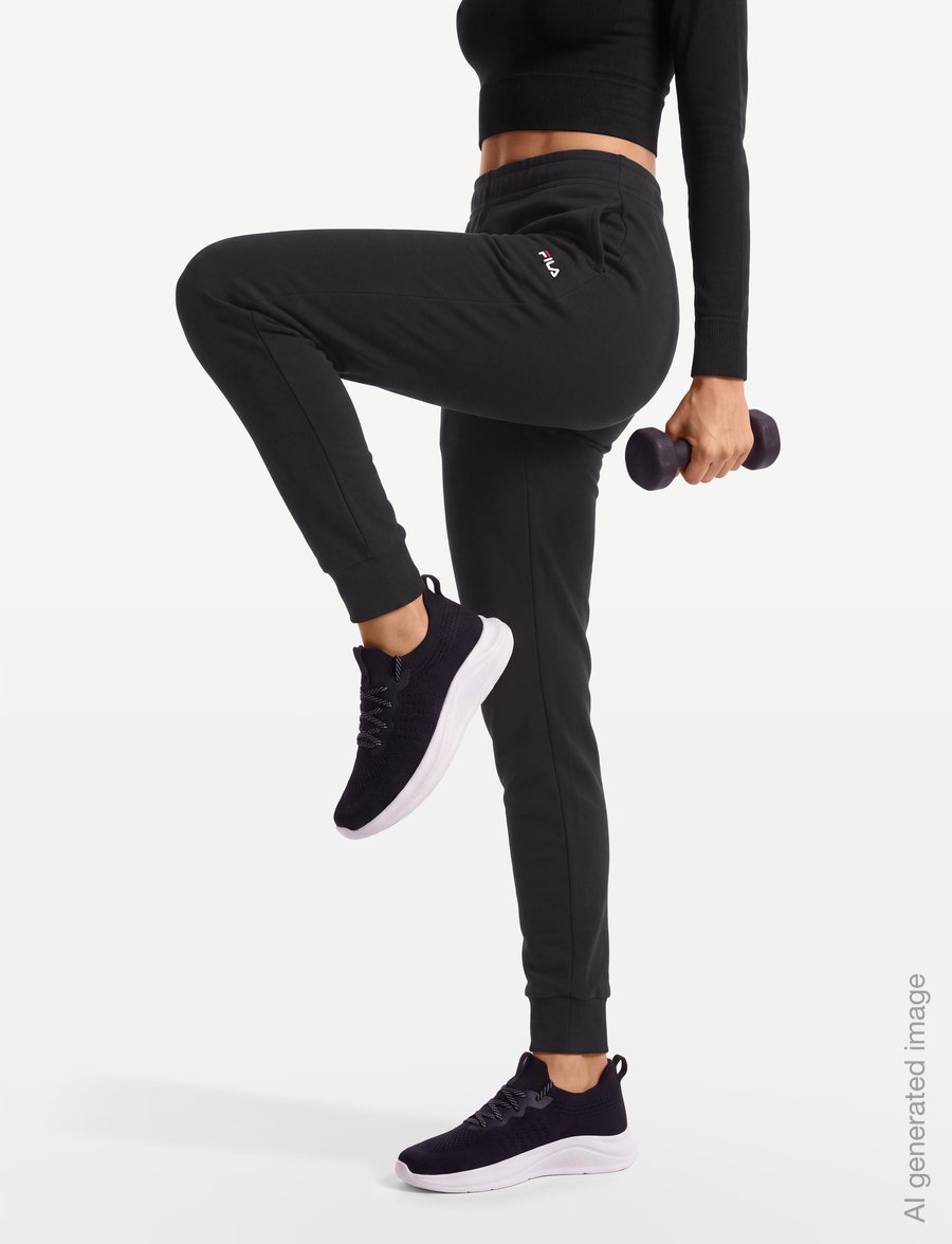 FILA - LUCERA sweat pants - trennipüksid - black - 3