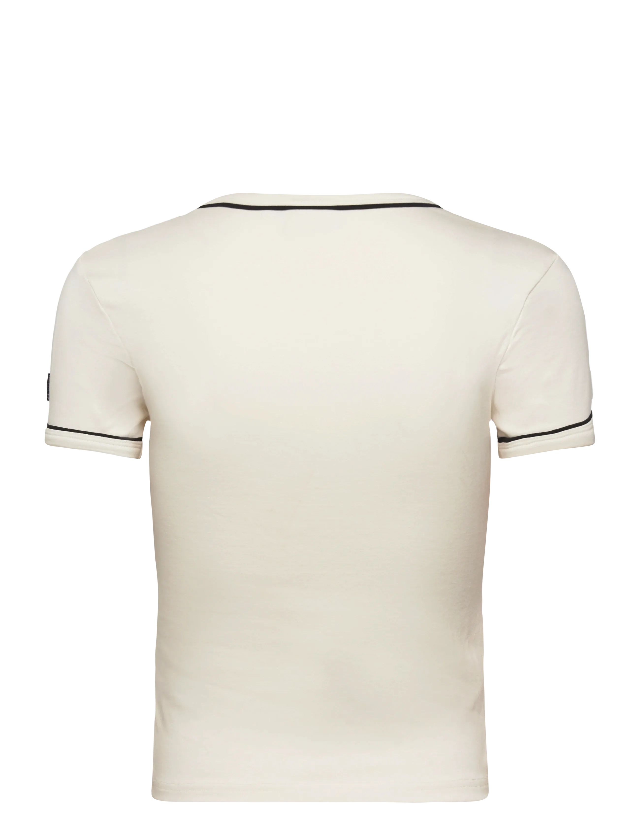 FILA - PORTELLO slim v-neck t-shirt - t-shirts - egret - 1
