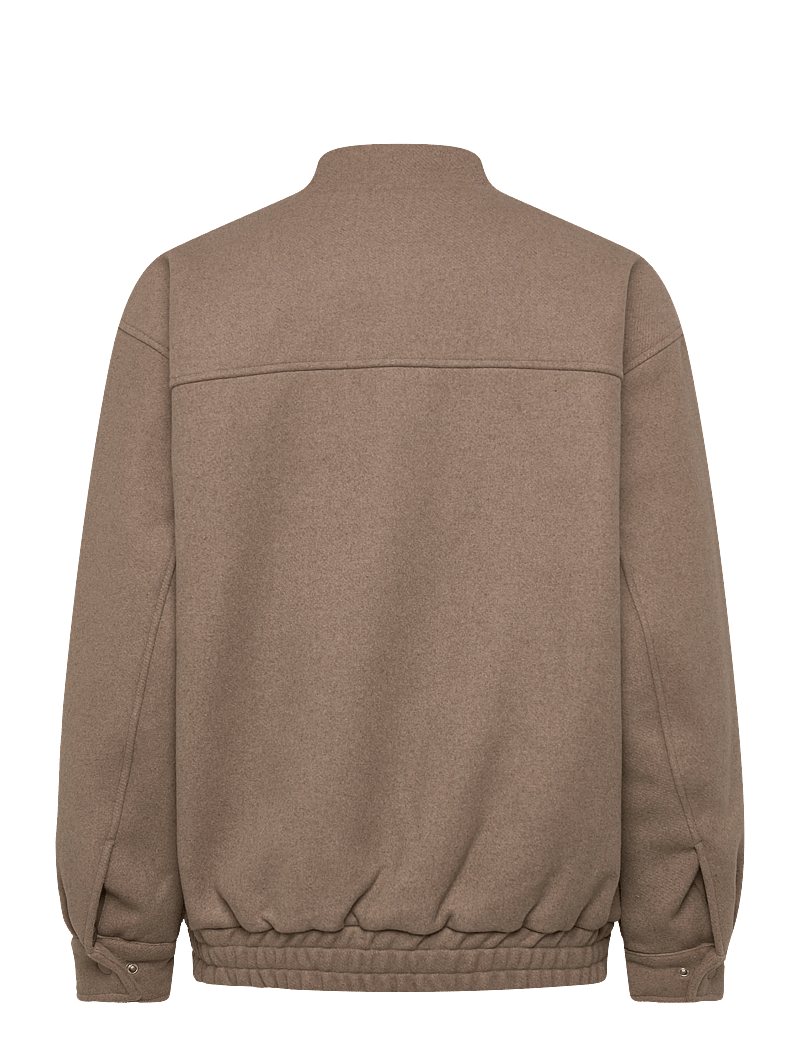 FILA - COMO oversized felted varsity jacket - freizeitjacken - weathered teak - 1
