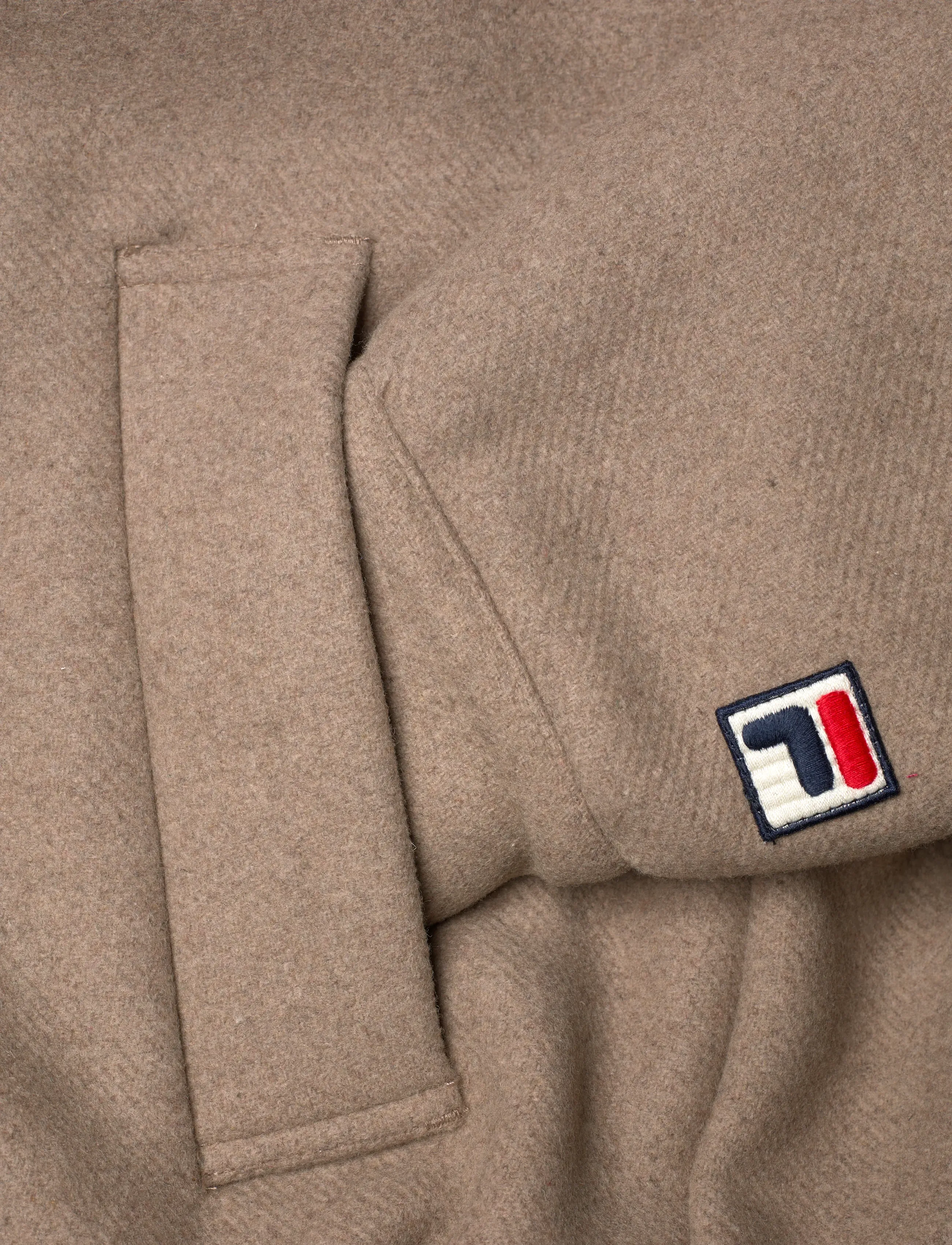 FILA - COMO oversized felted varsity jacket - sport - weathered teak - 3