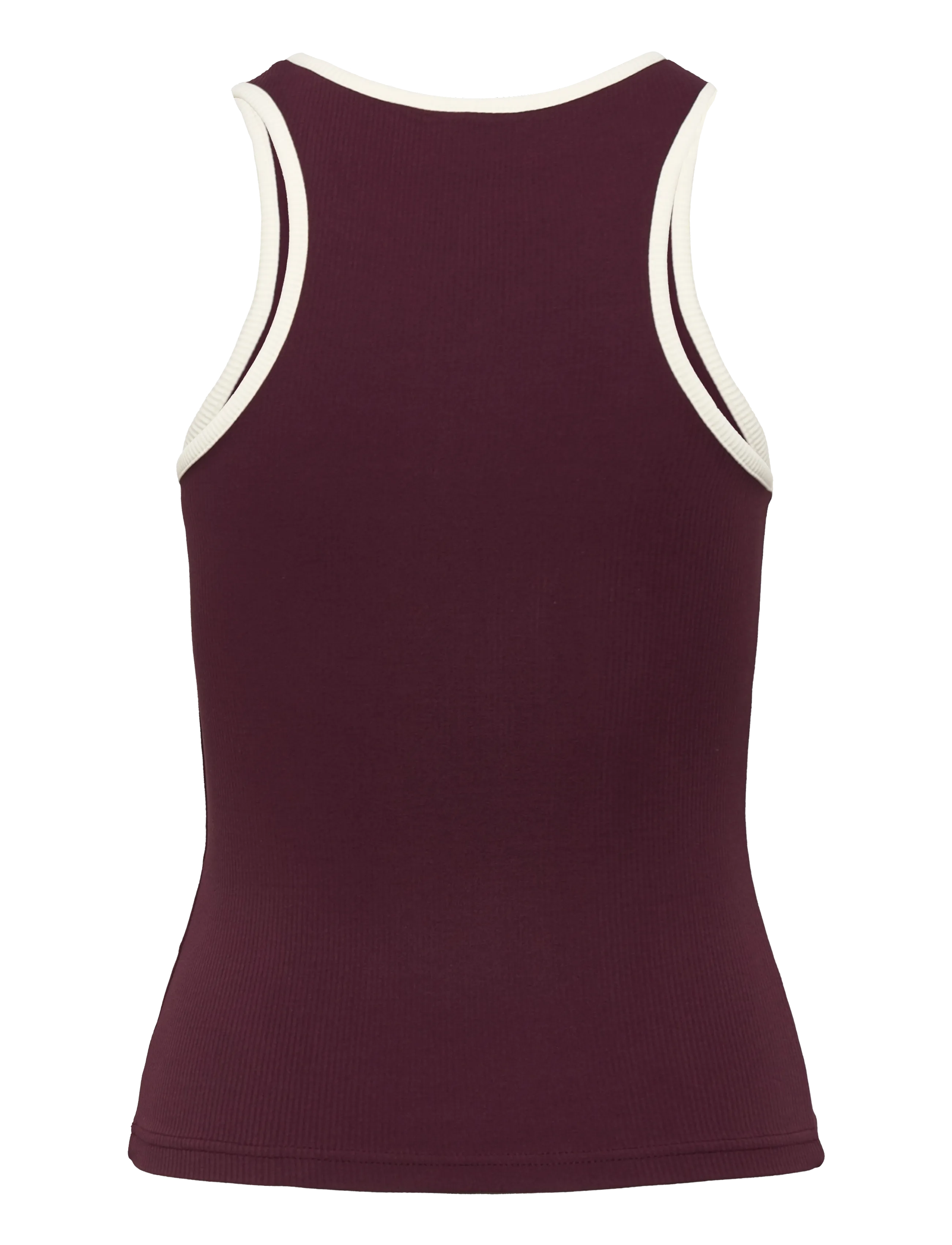 Bellagio Tight Ribbed Racer Tank 2